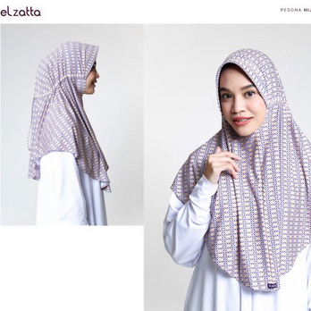 Bergo Motif Spandeks Elzatta