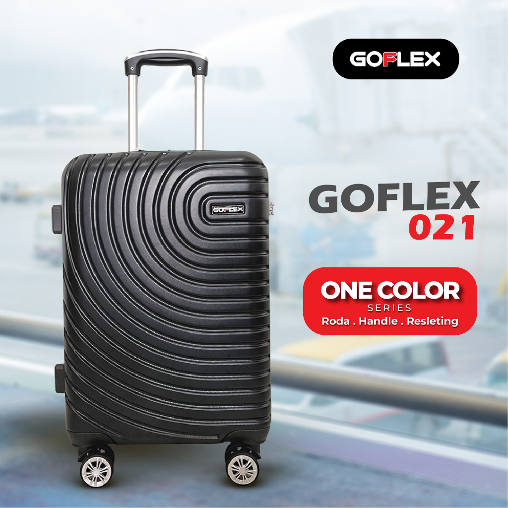 【GOFLEX-021】 KOPER 20INCH/KOPER 24INCH/GOFLEX KOPER/KOPER FIBER/TAS RODA PUTAR GOFLEX PREMIUM ORI AN