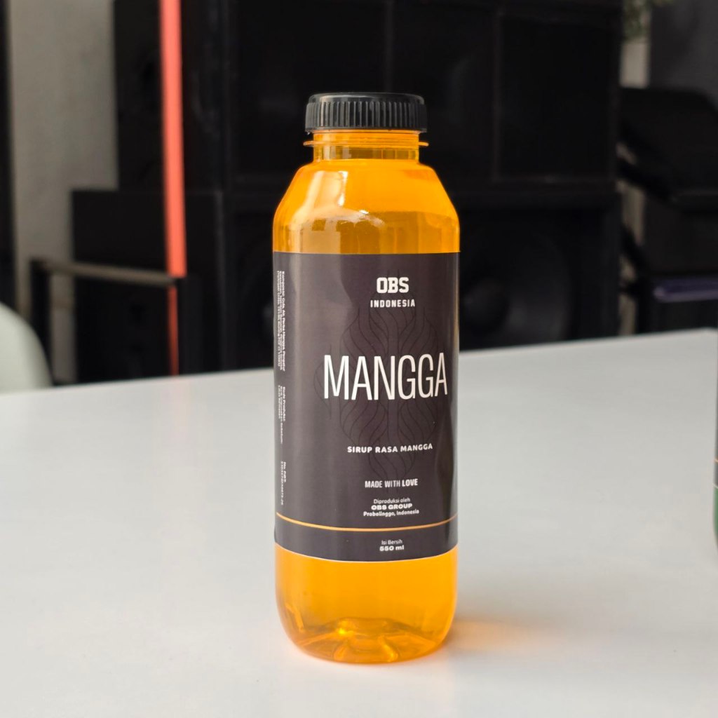 

Sirup Mangga OBS 550ml - OBS Syrup untuk minuman rasa Mangga