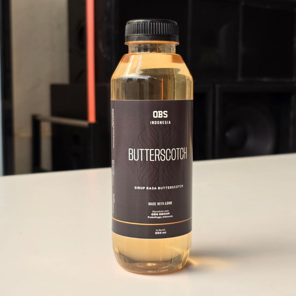 

Sirup Butter OBS 550ml - OBS Syrup untuk minuman rasa Butter