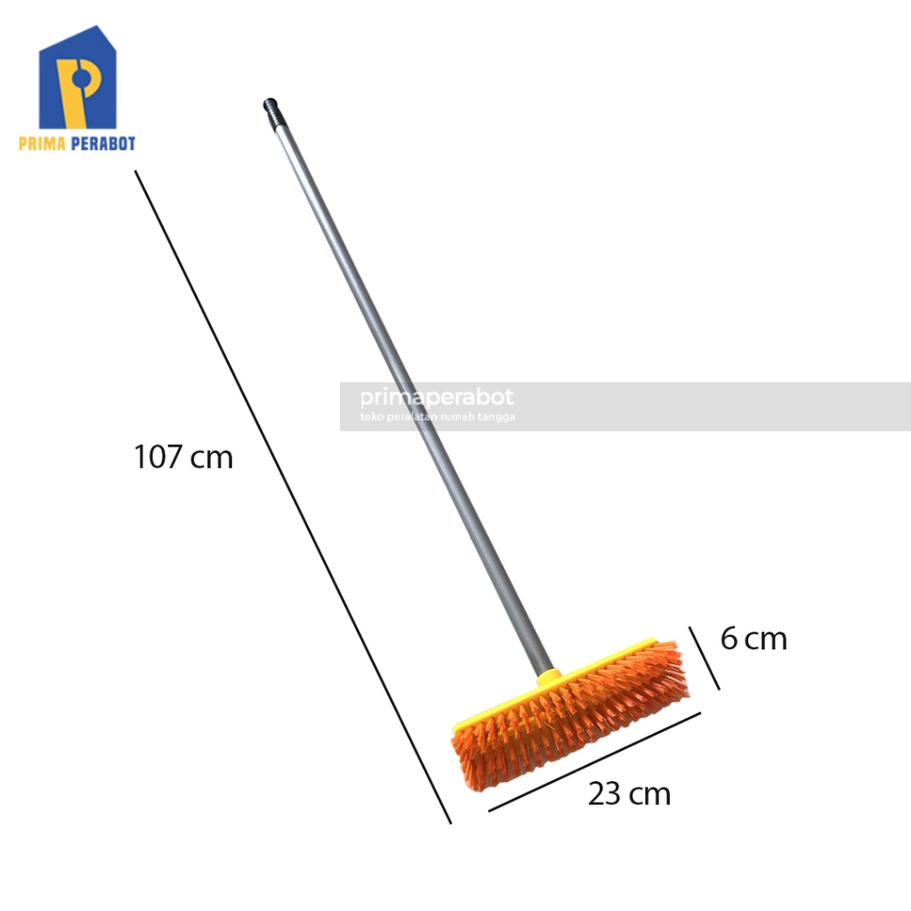 RB Sikat Lantai Gagang Panjang Sikat Dorong Floor ScrubberVinoda