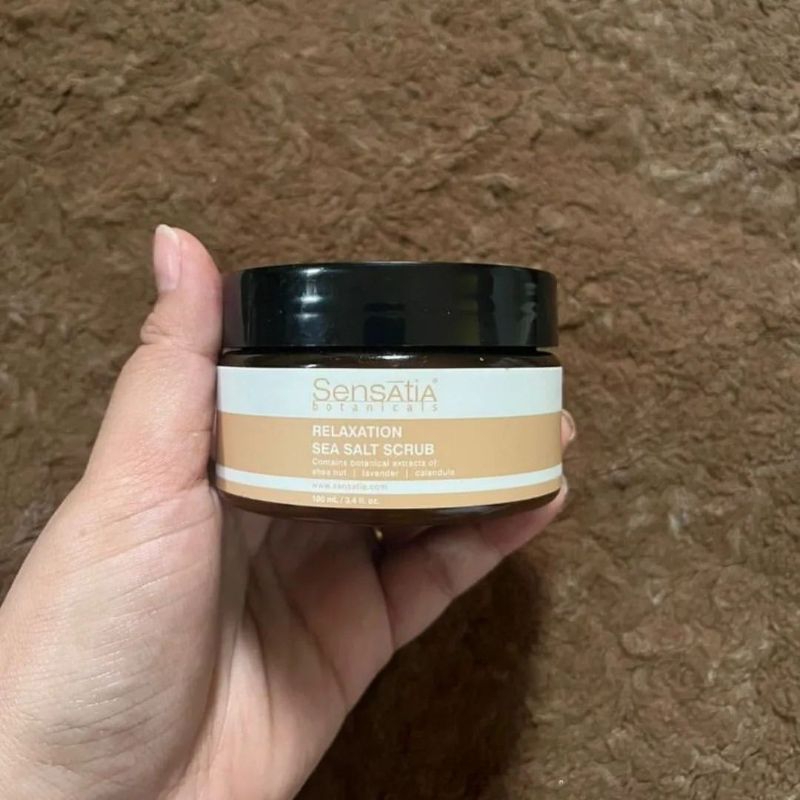 preloved Sensatia botanicals sea salt scrub