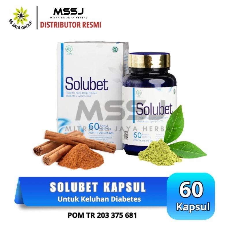 SOLUBET Asli 100% Solubet diabetes ampuh / obat diabetes ampuh original