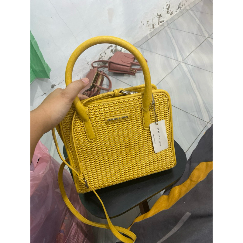 tas kuning kunyit mustard ck