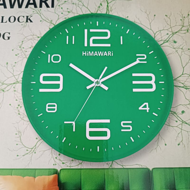 Jam Dinding Wall clock Himawari 12inch