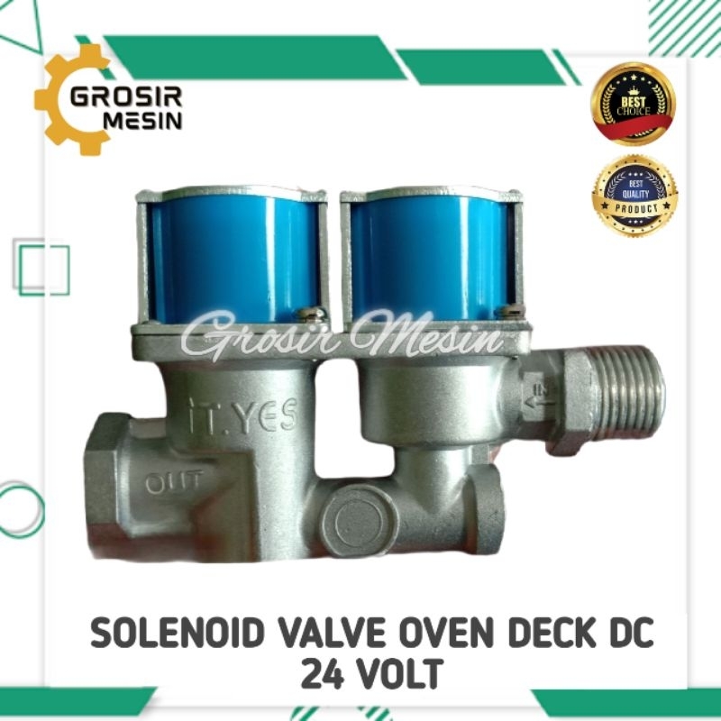 Solenoid Valve DC 24 Volt Untuk Oven Deck