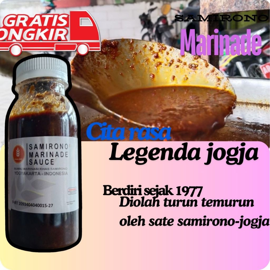 

Rahasia Bumbu Grill: BUmbu Marinasi/Sate/Bakar Pesona Aroma Jogja Vitaria Food - Samirnono 100ml