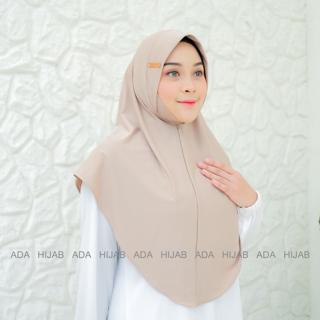 ada hijab - Jilbab Instan Dagu Malaysia / Bergo Soft pet Malay Menutup Dada Size L