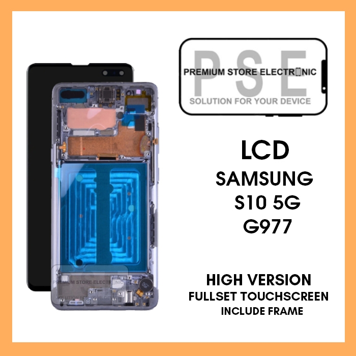 Terlaris  LCD Samsung S10 5G (G977) Include Frame Premium Garansi Test 1 Bulan