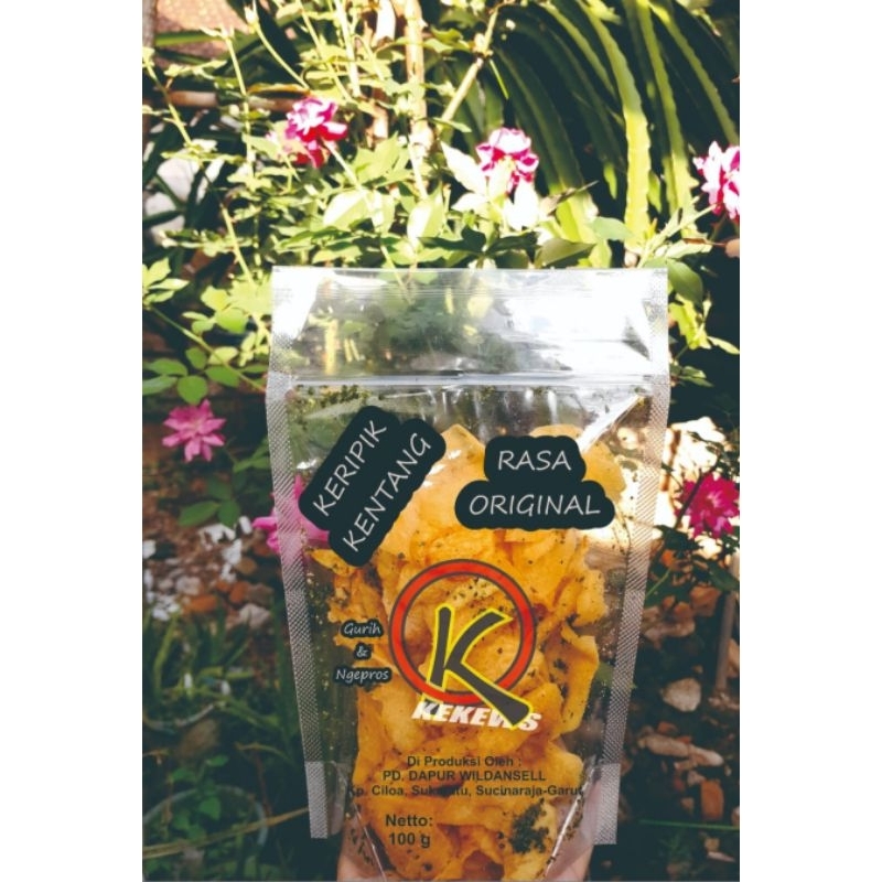 

Kekews-Keripik Kentang 100g Gurih Renyah Kriuk dan ngepros