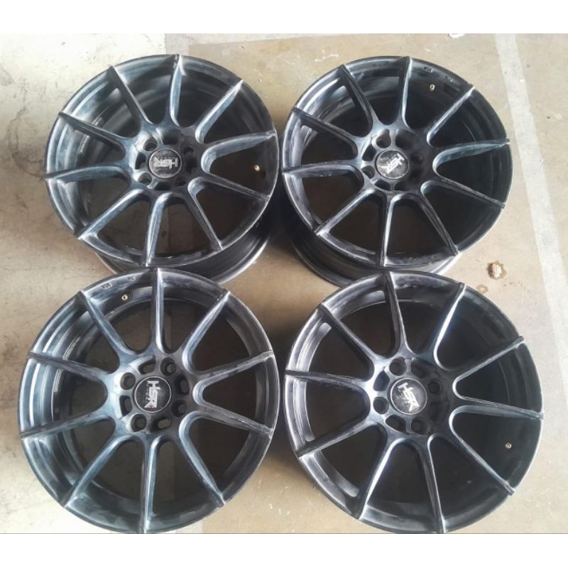 Velg bekas HSR Ring 15 lebar 6,5 et 35 lobang 4x100