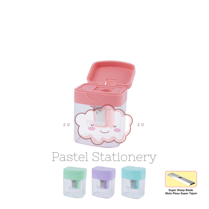 

Serutan Pastel Rautan Pensil Joyko B-23 - Pencil Sharpener Pastel Color B-23PTL