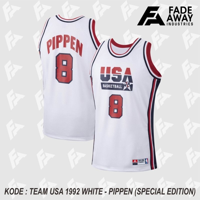 Jersey Basket Dream Team USA 92 Putih PIPPEN#8