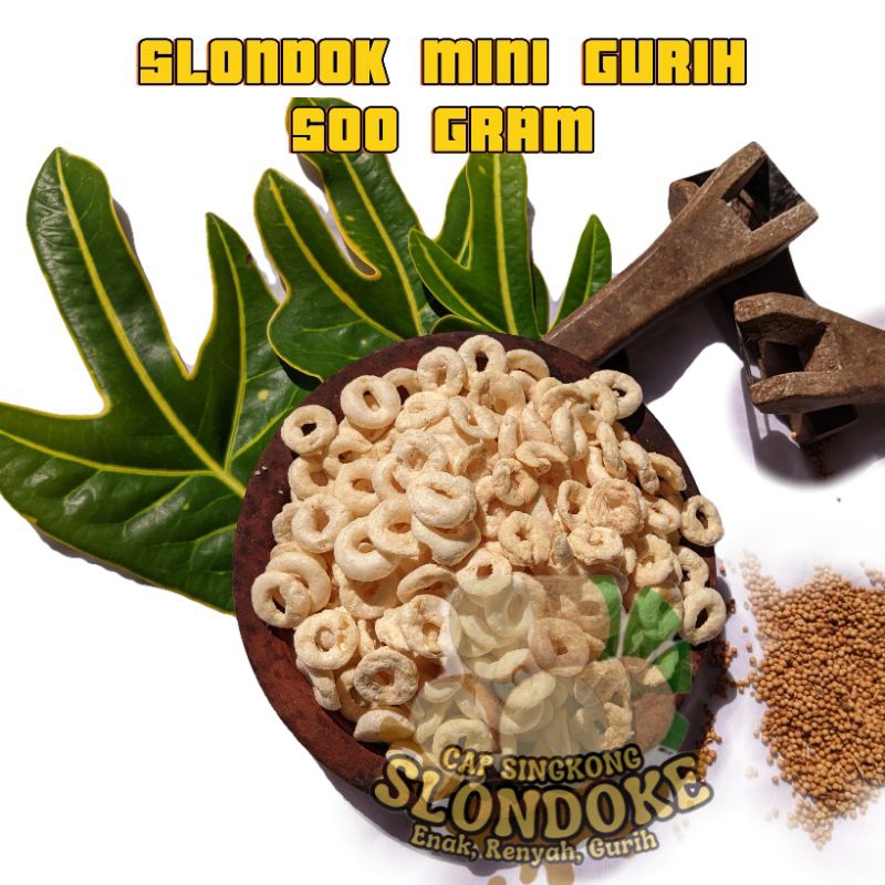 

Slondok Mini Gurih 500 gram Khas Borobudur