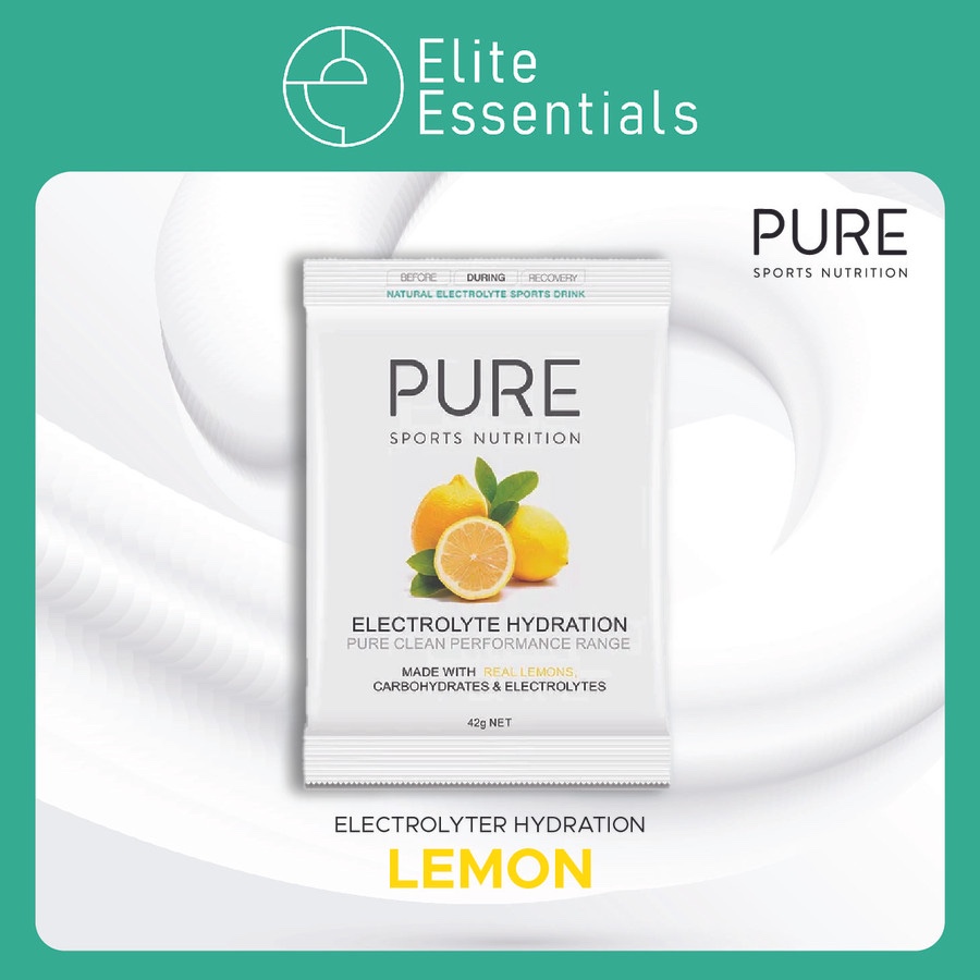 

PURE ELECTROLYTE HYDRATION LEMON 42G SACHETS