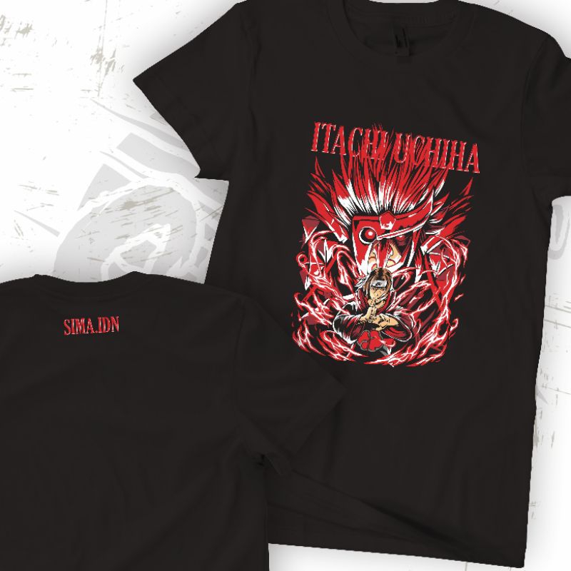 Kaos Uchiha Itachi Naruto Motif Sablon