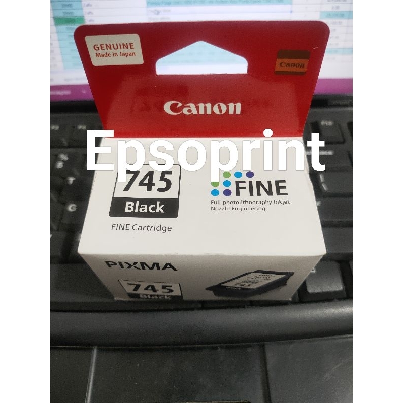Tinta Catridge Canon 745 745BK 745 Black printer TS307 TS207