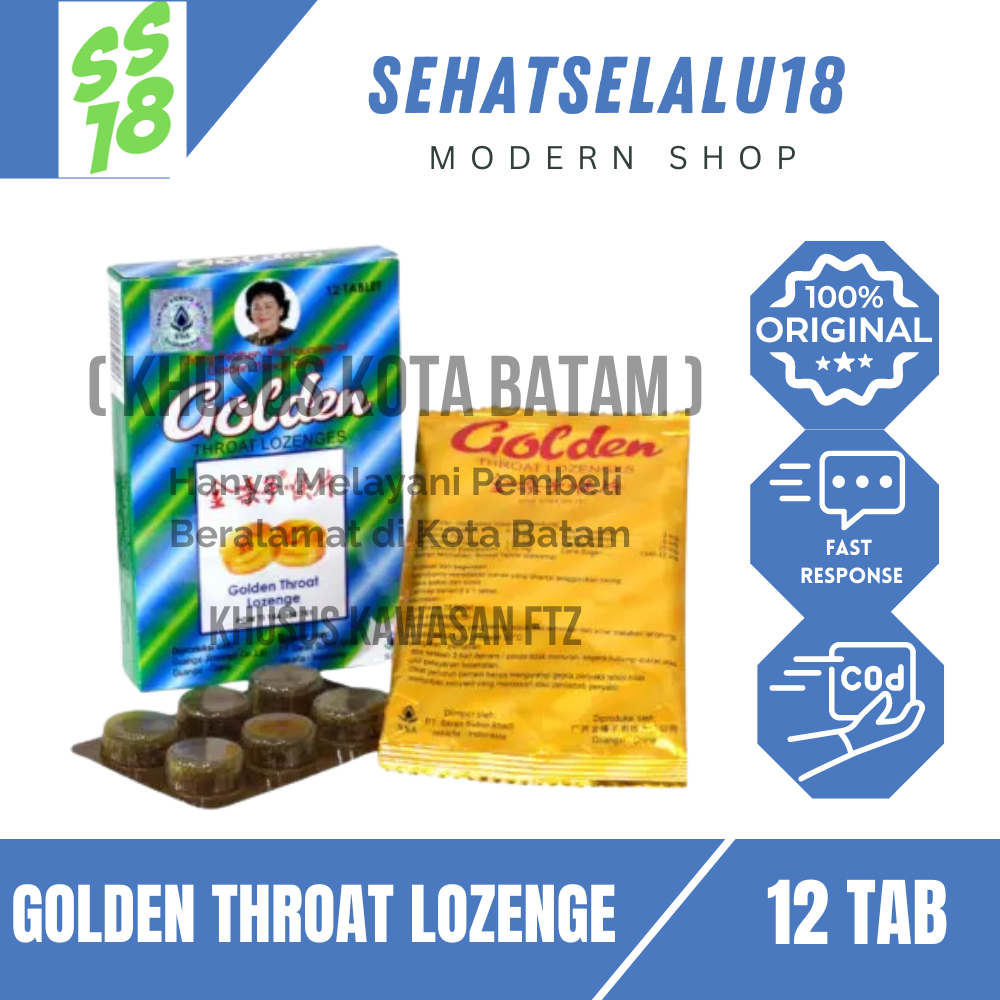 

Golden Throat Lozenge - Permen Penghilang Bau Mulut / Pereda Sakit Tenggorokan