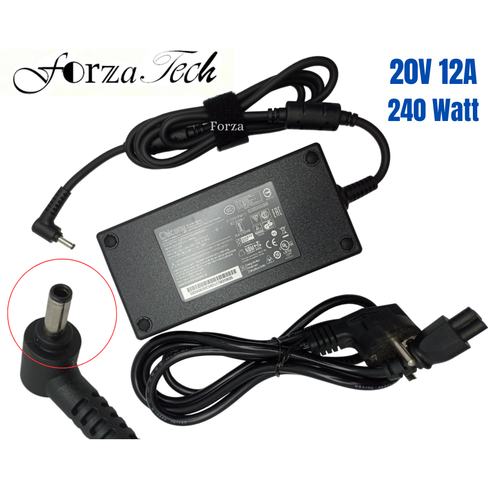 AC ADAPTER MSI Gaming Katana GF66 GF76 12UG 12UGS 12UGK MS-17L3 / 20V 12A (4.5*3.0mm) NEW