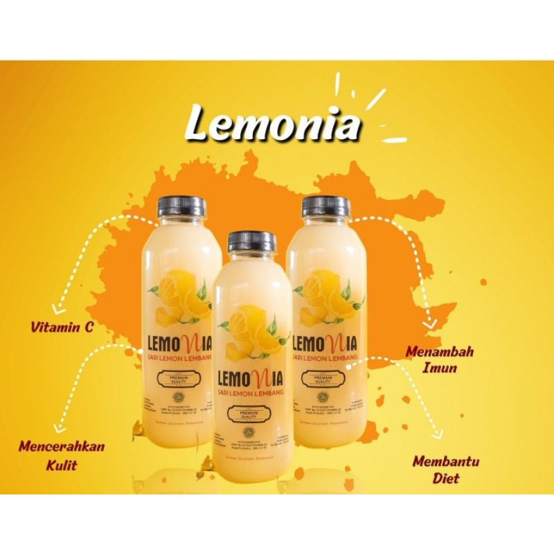 

Lemonia Lembang - Lemonia Lembang - Minuman Pure Lemon 500 ml lemon
