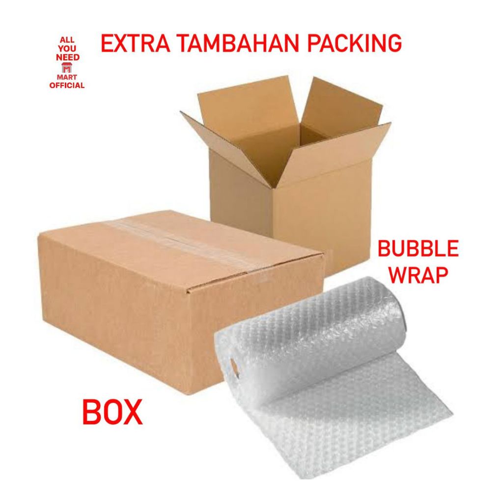 

EXTRA PACKING TAMBAHAN BUBLE WRAP DUS TAMBAHAN