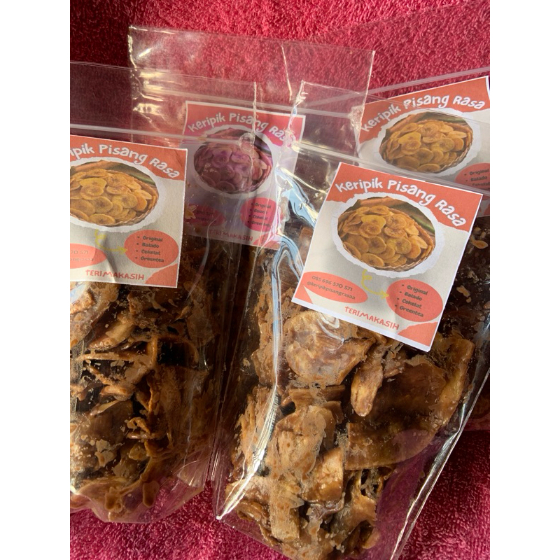 

keripik pisang rasa cokelat lumer 100 gr