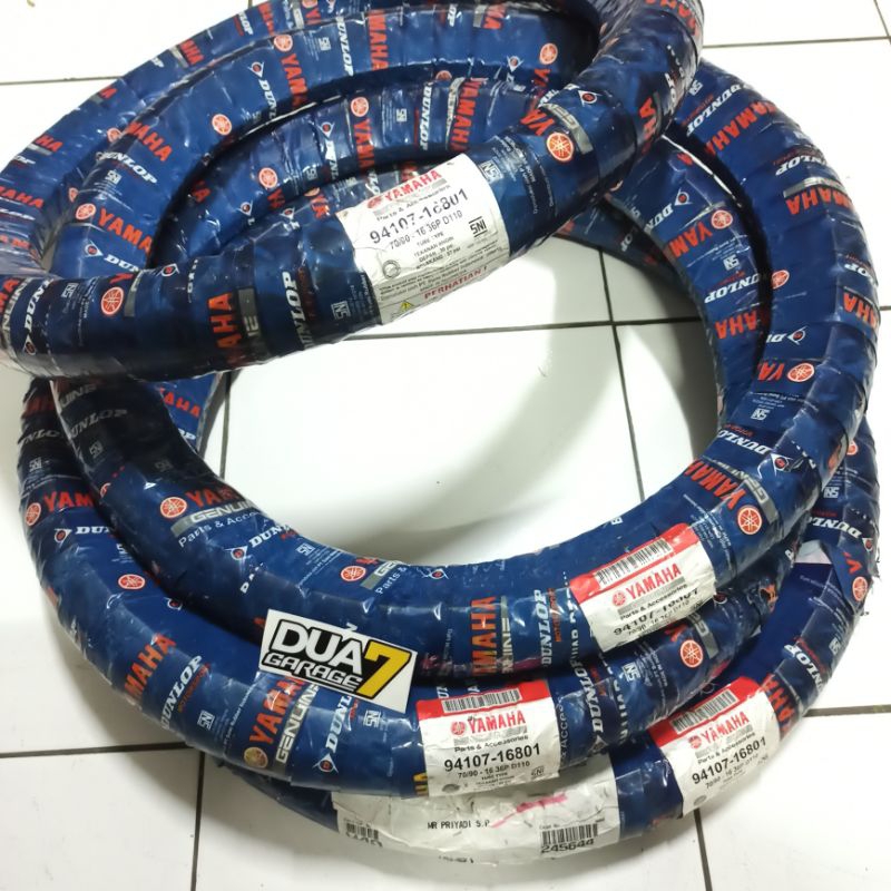 Ban luar depan tube original dunlop Yamaha Nouvo Sporty Nouvo Z Ring 16 70/90-16 Nos