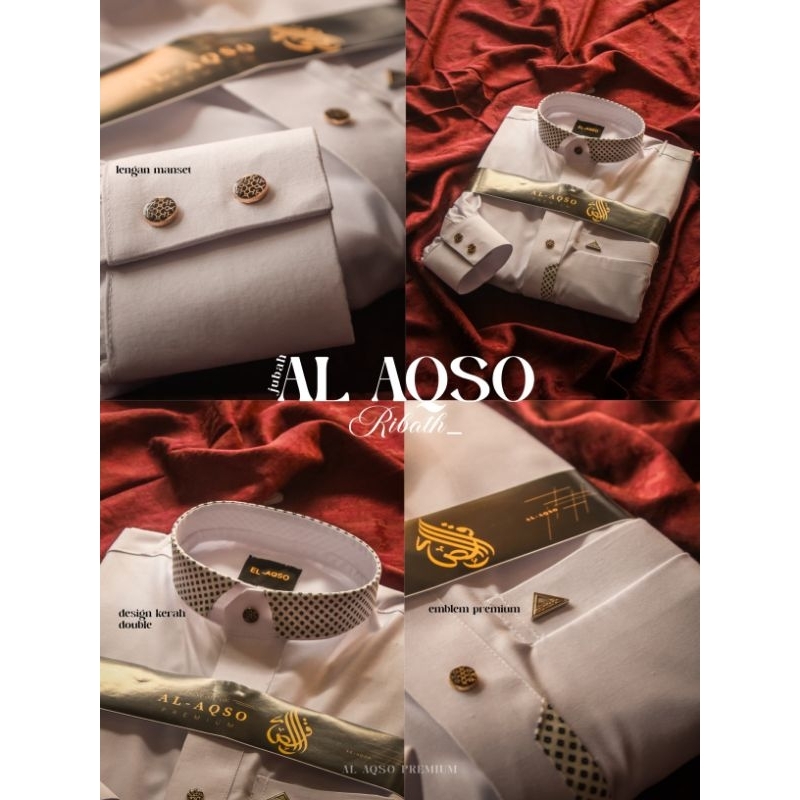 jubah al aqso / jubah al aqso polyster / jubah viral / jubah haromain/ jubah qooba /  gamis pria ter