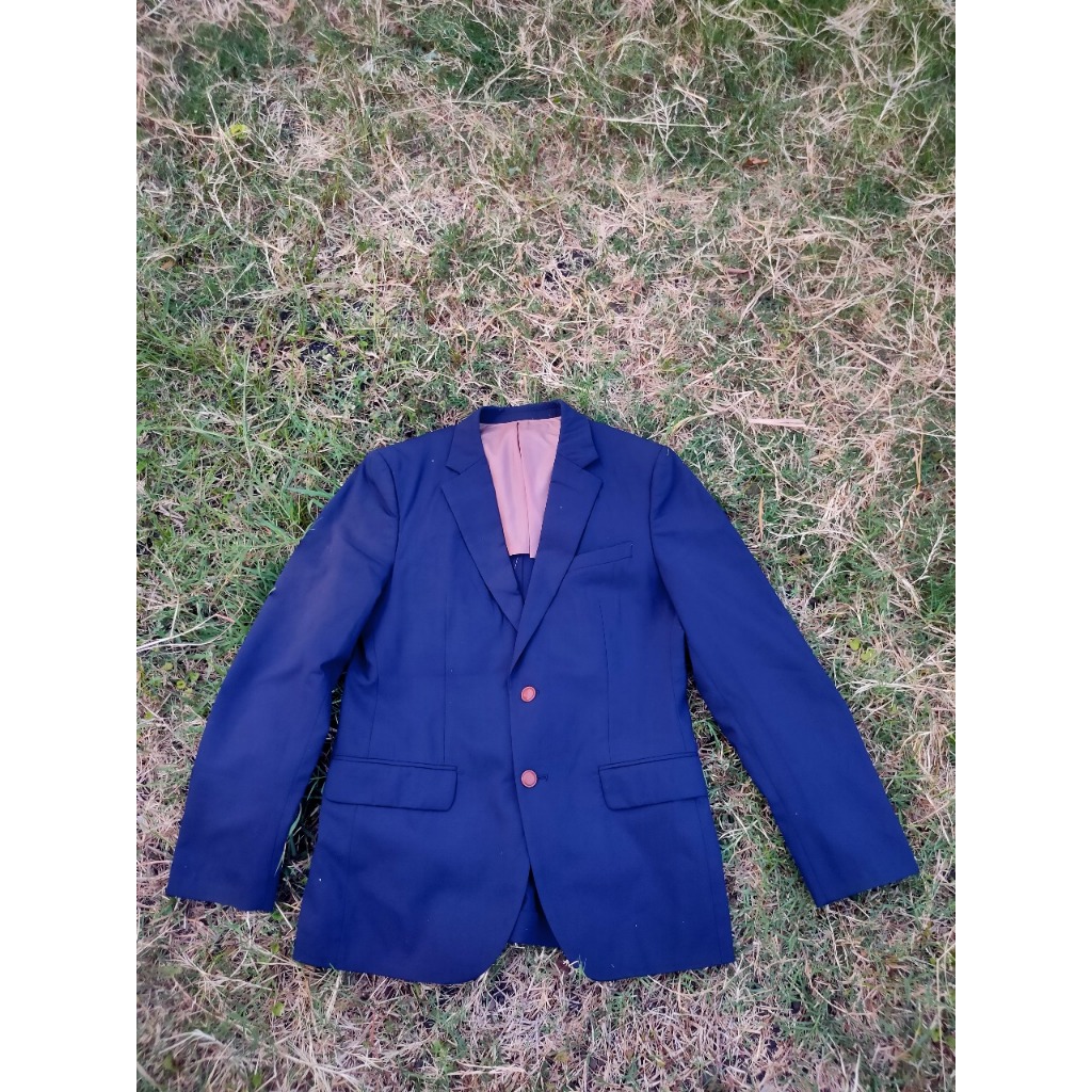 SPAO JAS BLAZER PRIA NAVY TEBAL FREE DASI