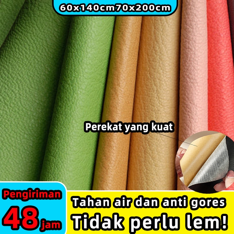 【spot】kulit sofa perekat stiker kulit motif sticker kulit pu leather stiker jok kulit sofa