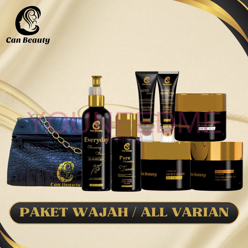 KODE E22G Paket Wajah CAN BEAUTY whitening dan Acne