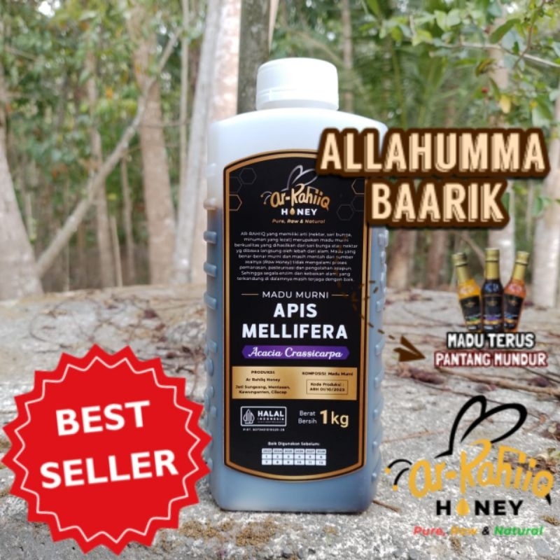 

Madu Murni Ar-Rahiiq Apis Mellifira Acacia Crassicarpa 1kg
