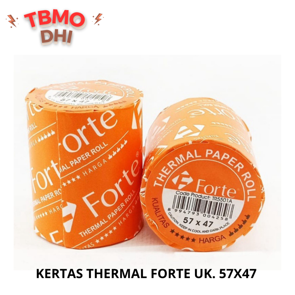 

TBMO Kertas Thermal Forte 57X47 / Struk Kasir