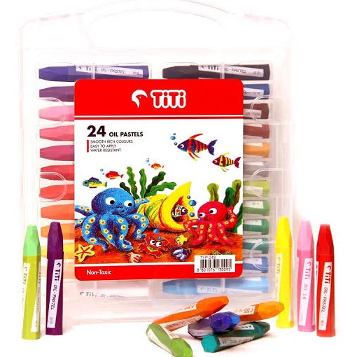 

SOS Oil Pastel TITI 24 WarnaKrayonCrayon MinyakCrayon Warna