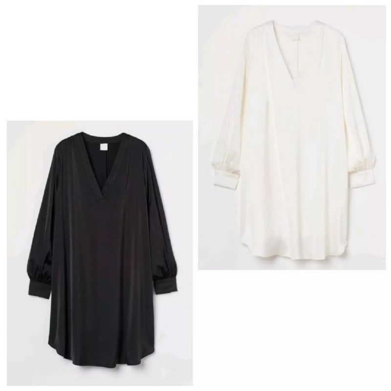 Blouse Atasan Satin Branded HM