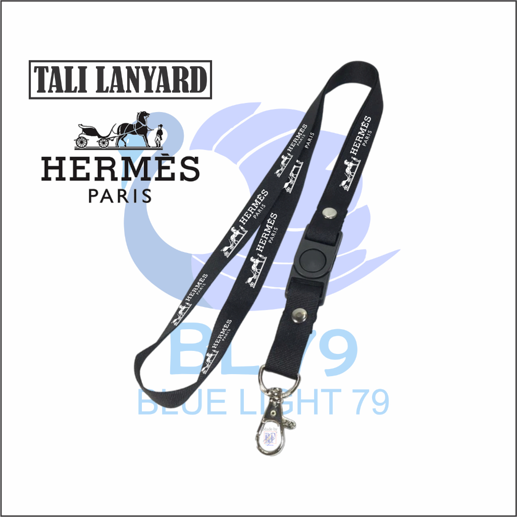 

TALI LANYARD HERMES PARIS LOGO - TALI ID BRAND HERMES CARD GANTUNGAN KUNCI GANTUNGAN FLASHDISK GANTUNGAN NAMETAG TALI LANYARD BEST SELLER COD