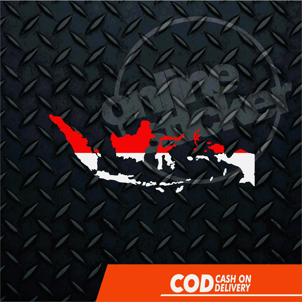 

0700 Stiker Cutting Peta Indonesia Merah Putih Cutting Stiker Peta Indonesia