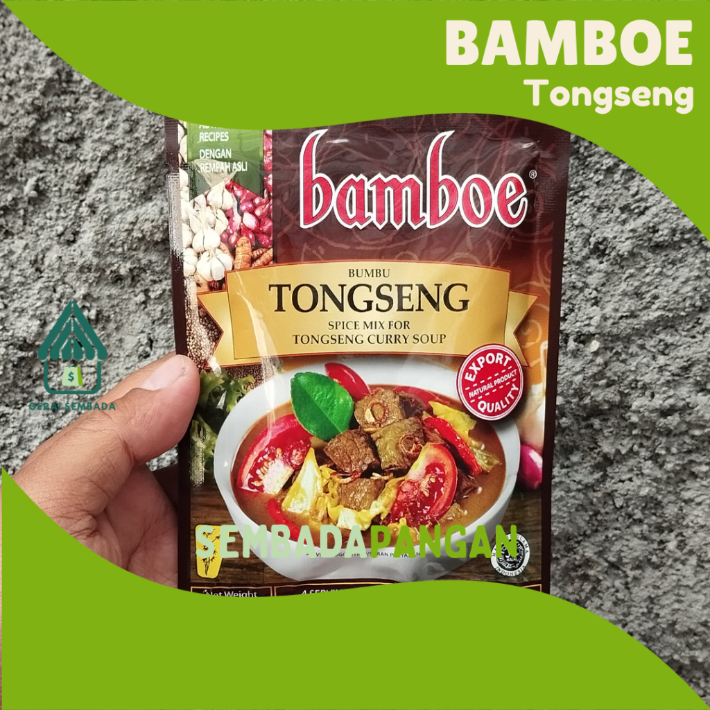 

Bumbu Instant Bamboe TONGSENG 80 gram - GERAI SEMBADA