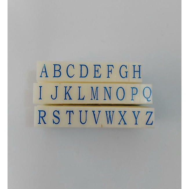 

Trendy Stempel S4 Huruf Bongkar Pasang Stempel Huruf Alpabet Rakitan