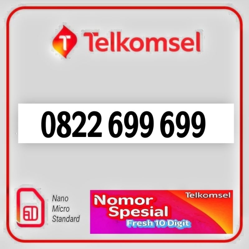 Nomor cantik simpati 10 digit nomer kartu perdana Telkomsel simpati 10digit 10 digit prabayar limite