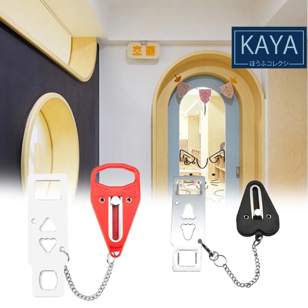 Anti Maling Kunci Ganda Pintu Kamar - Anak Cewek Privasi Keamanan Kunci Pintu Portable