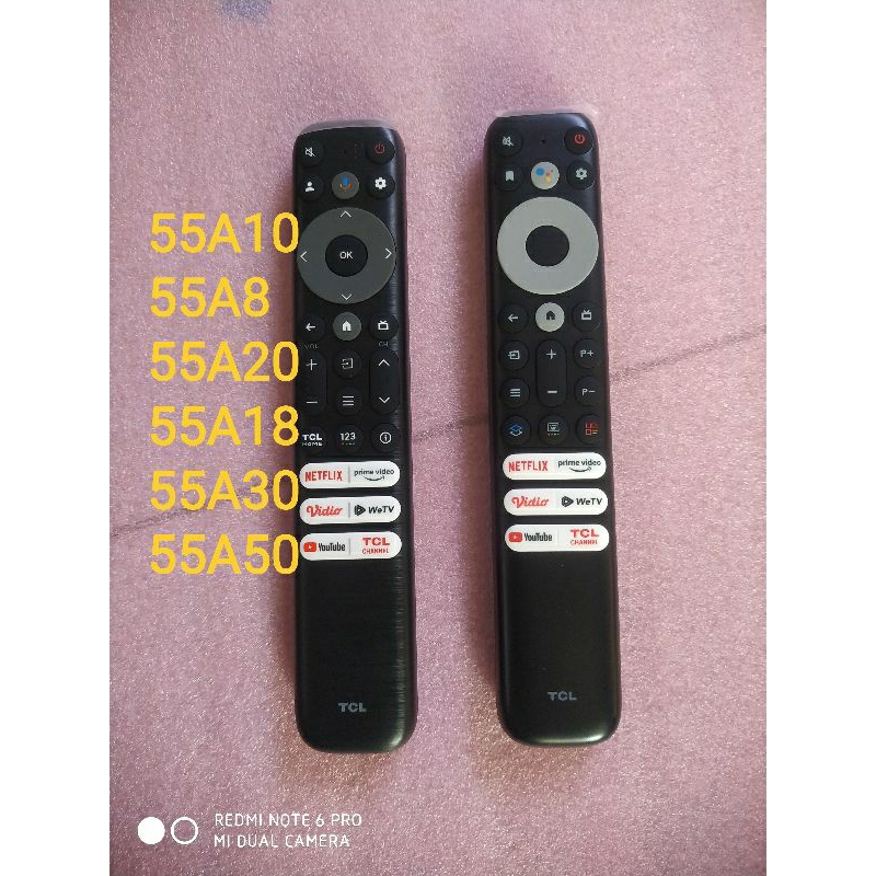 REMOT TV TCL - REMOT TCL - SMART ANDROID - 55A10 - 55A18 - 55A8 - 55A20 - 55A28 - 55A30 - 55A50 - NE