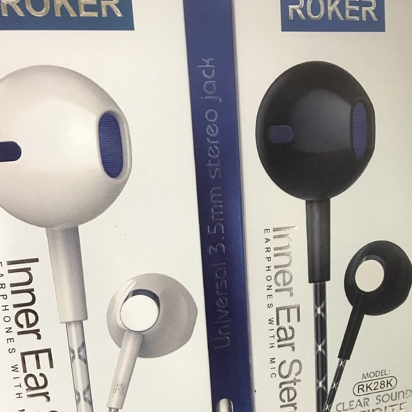 HANDS ROKER RK28K  HEADSET ROKER BASS  EARPHONE ROKER