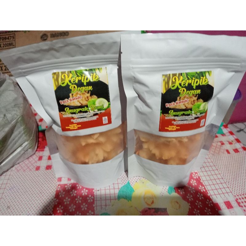 

keripik degan Wonogiri balado 100 gram
