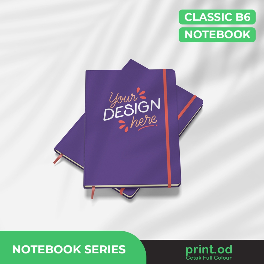 

Notebook Classic B6 Custom - Desain Sesuai Permintaan Kamu