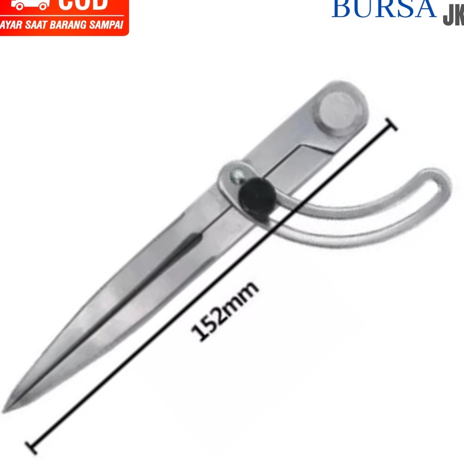 

Mewah JANGKA STAINLESS CALIPER STEEL PUTAR CRAFT KULIT DIY WOOD 15 CM