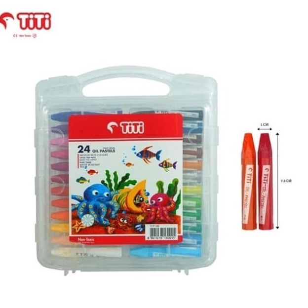 

TITI Crayon Oil Pastels 24 Warna ORIGINAL