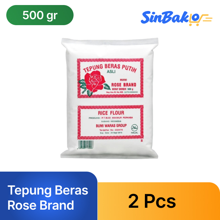 

Tepung Beras Rose Brand 500gr (2 Pcs)