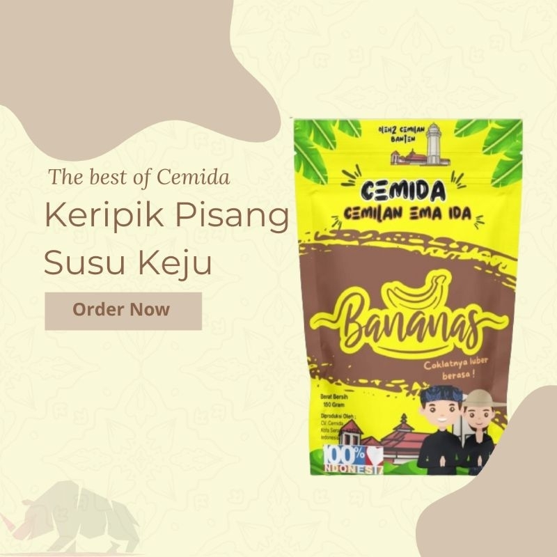 

Keripik Pisang Susu Keju (CEMIDA BANANAS)