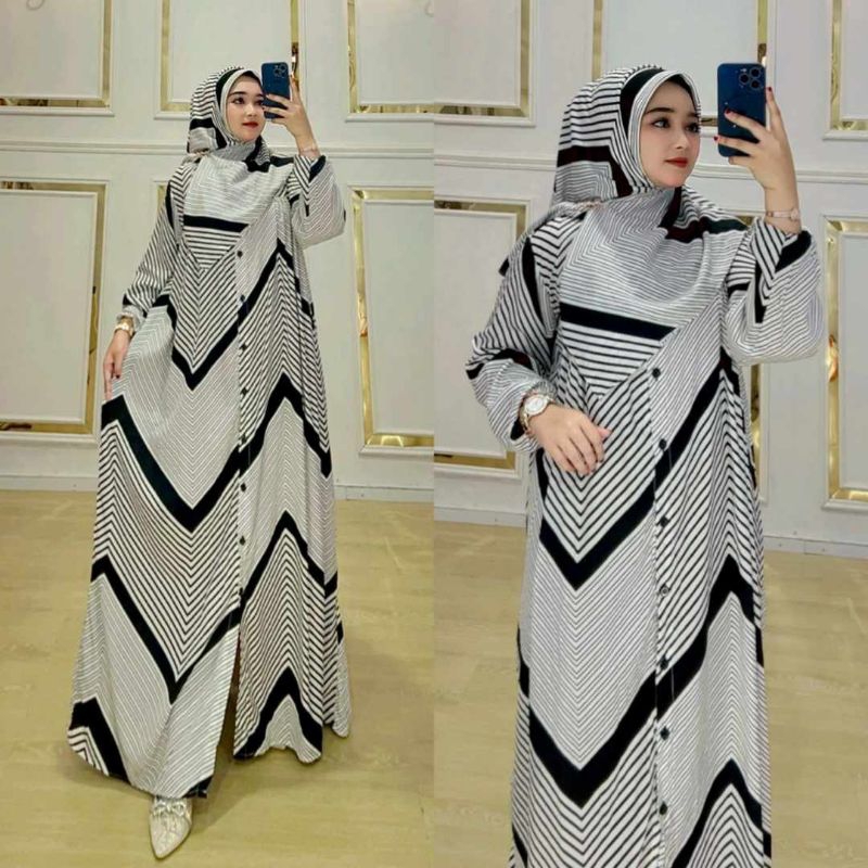Gamis Zahira Set Hijab